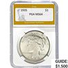 Image 1 : 1935 Silver Peace Dollar PGA MS64