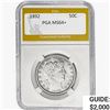 Image 1 : 1892 Barber Half Dollar PGA MS64+