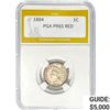 Image 1 : 1884 Indian Head Cent PGA PR65 Red