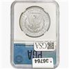 Image 2 : 1884-CC Morgan Silver Dollar PGA MS64