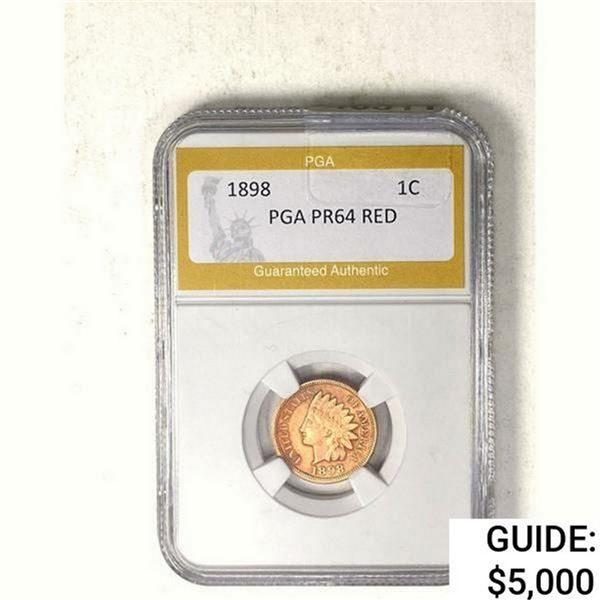 1989 Indian Head Cent PGA PR64 Red