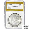 Image 1 : 1899 Morgan Silver Dollar PGA MS65