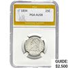 Image 1 : 1834 Capped Bust Quarter PGA AU58