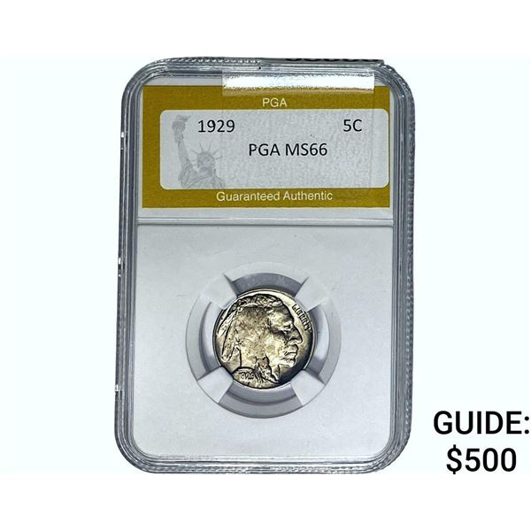1929 Buffalo Nickel PGA MS66