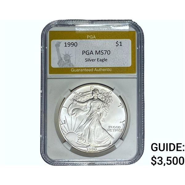 1990 Silver Eagle PGA MS70
