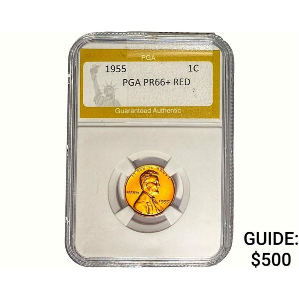 1955 Wheat Cent PGA PR66+ RED