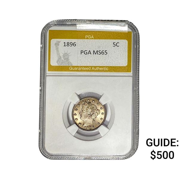 1896 Liberty Victory Nickel PGA MS65