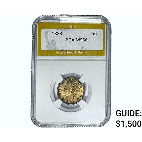 1883 Liberty Victory Nickel PGA MS66