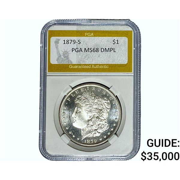 1879-S Morgan Silver Dollar PGA MS68 DMPL
