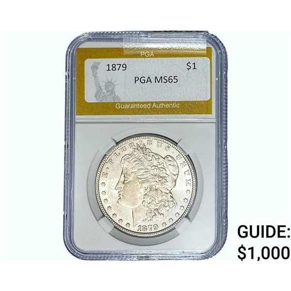 1879 Morgan Silver Dollar PGA MS65