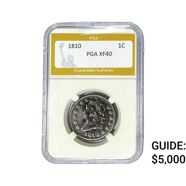 1810 Classic Head Large Cent PGA XF40