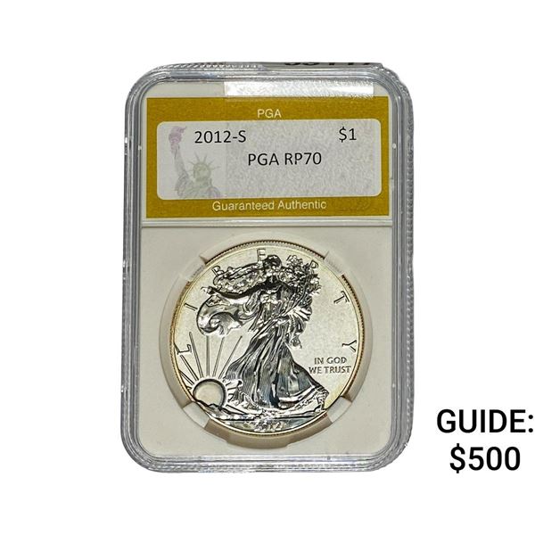 2012-S Silver Eagle PGA RP70