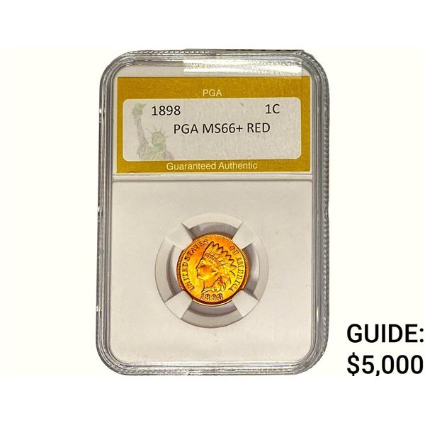 1898 Indian Head Cent PGA MS66+ RED