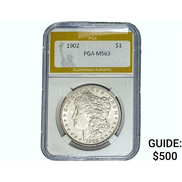 1902 Morgan Silver Dollar PGA MS63