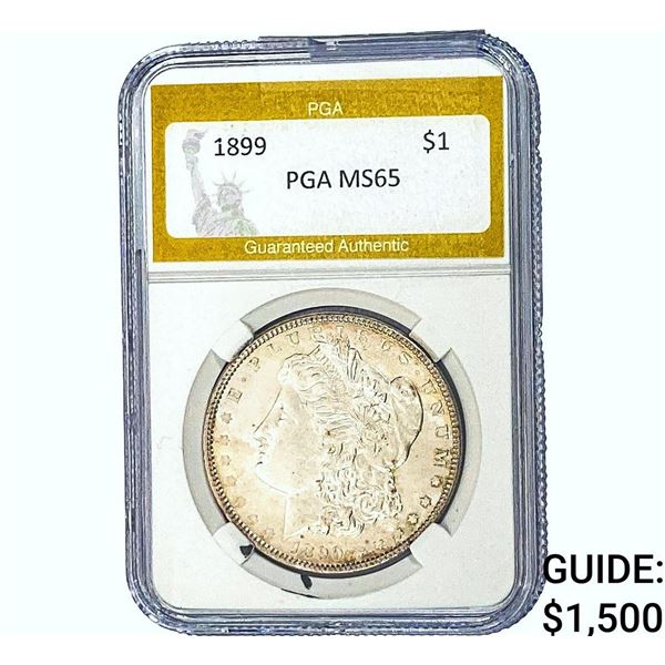 1899 Morgan Silver Dollar PGA MS65