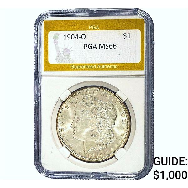 1904-O Morgan Silver Dollar PGA MS66