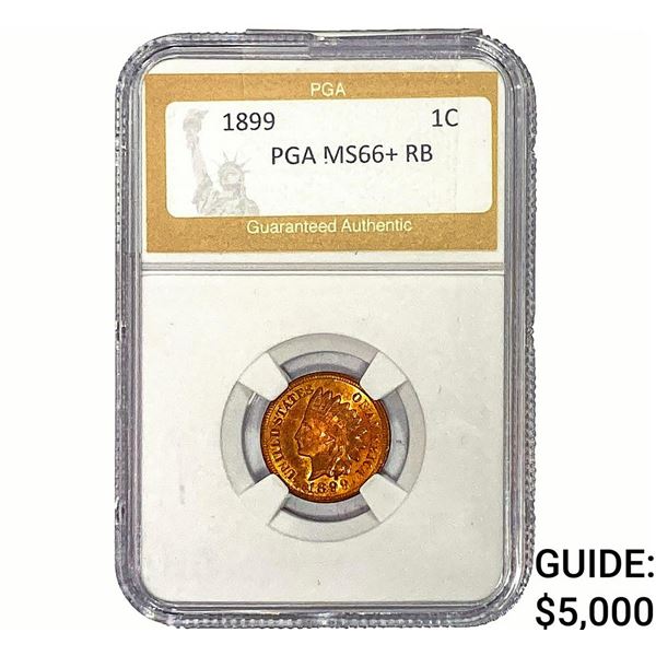 1899 Indian Head Cent PGA MS66+ RB
