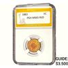 Image 1 : 1883 Indian Head Cent PGA MS65 RED