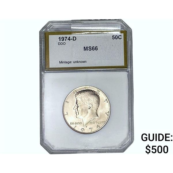 1974-D Kennedy Half Dollar PCI MS66