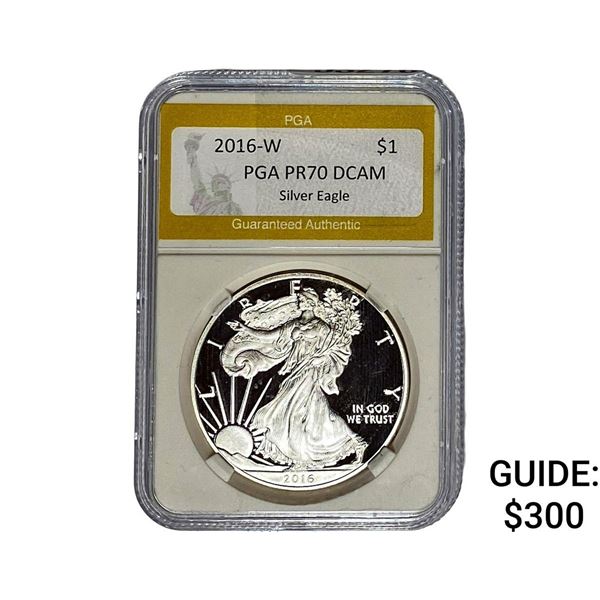 2016-W Silver Eagle PGA PR70 DCAM