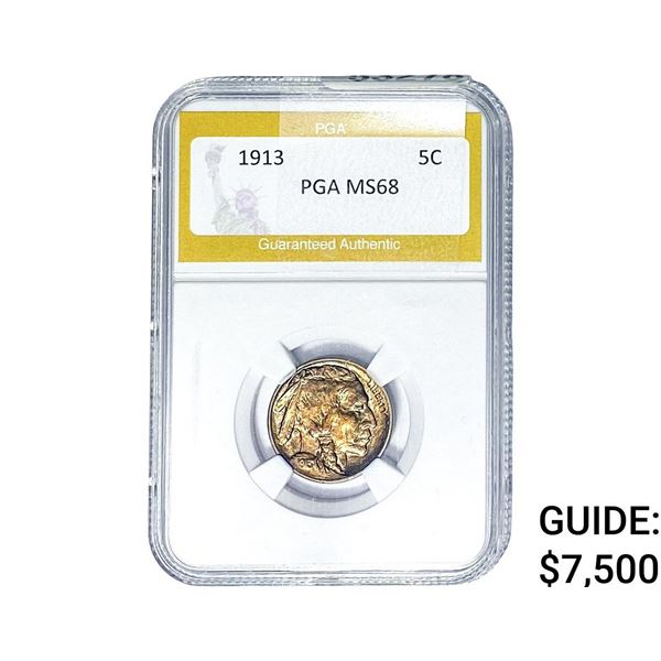 1913 Buffalo Nickel PGA MS68