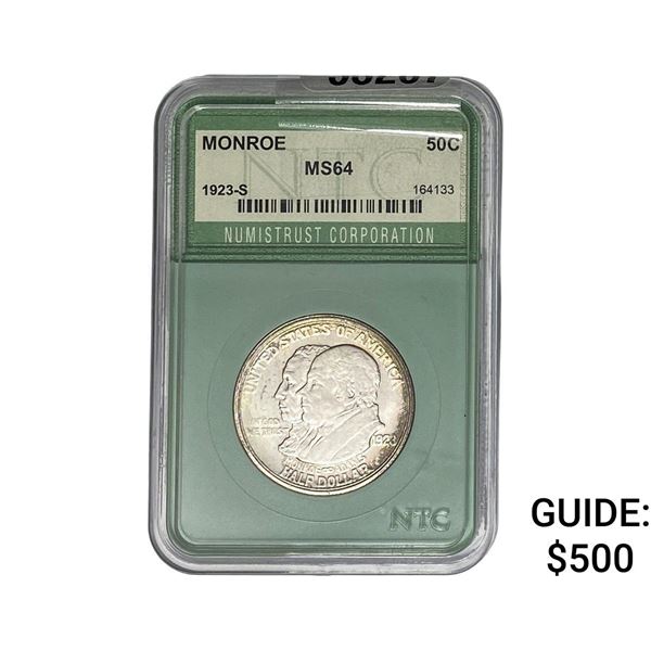 1923-S Missouri Half Dollar PGA MS64