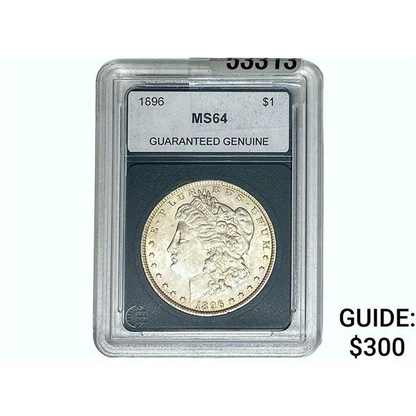1896 Morgan Silver Dollar GG MS64