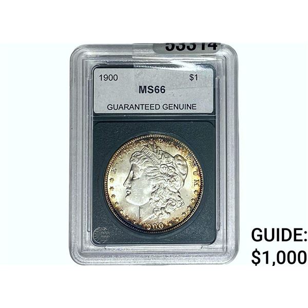 1900 Morgan Silver Dollar GG MS66