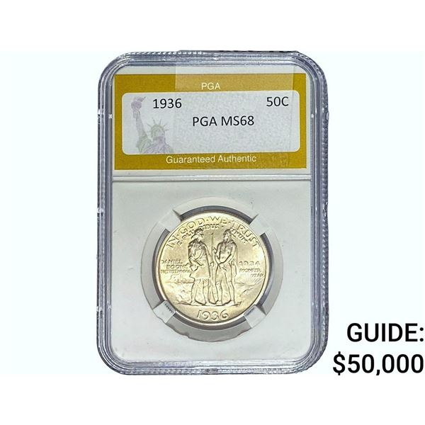 1936 Buffalo Half Dollar PGA MS68
