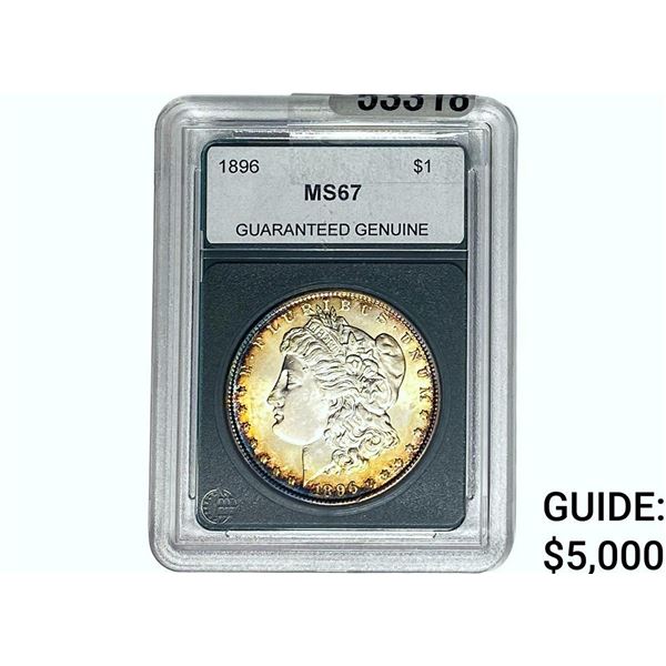 1896 Morgan Silver Dollar GG MS67