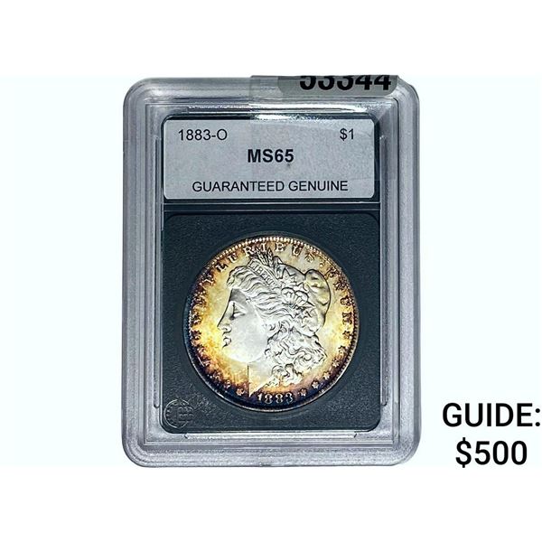 1883-O Morgan Silver Dollar GG MS65