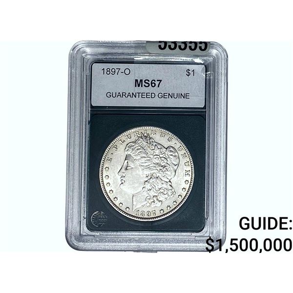 1897-O Morgan Silver Dollar GG MS67