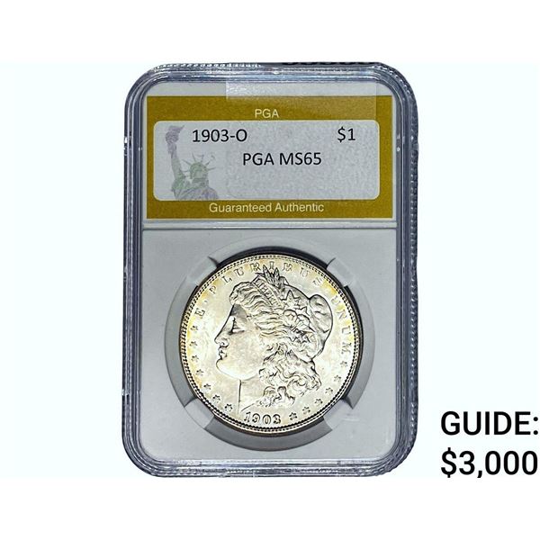 1903-O Morgan Silver Dollar PGA MS65
