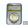 Image 1 : 1921 Silver Peace Dollar PGA MS65