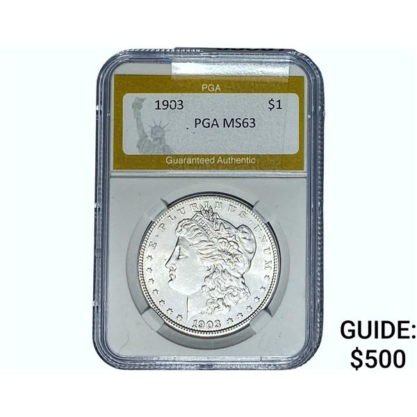 1903 Morgan Silver Dollar PGA MS63