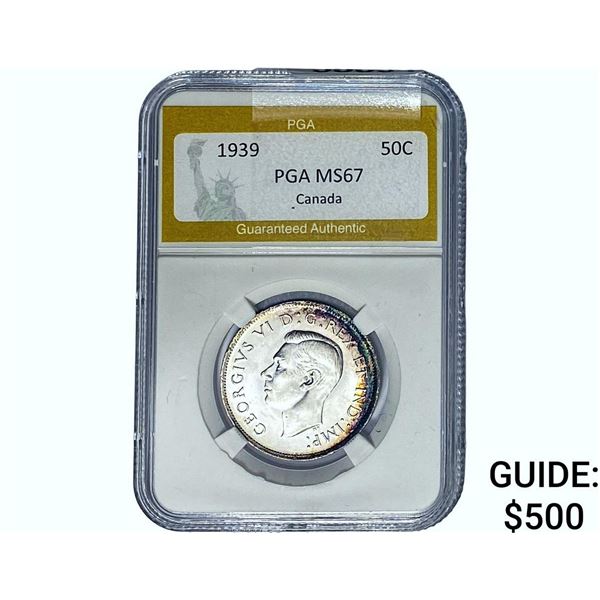 1939 50C Canada PGA MS67