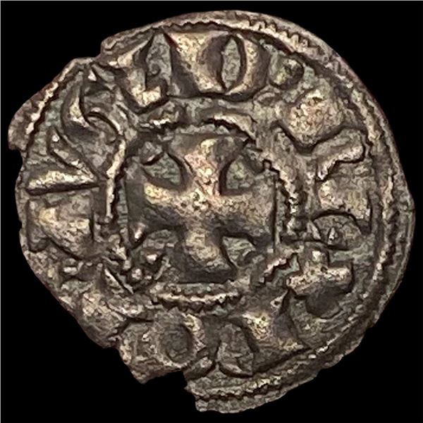 1261-1325 Crusades Portugal Silver Dinero NEARLY UNCIRCULATED