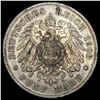 Image 2 : 1900-D Germany Silver 5 Reichsmark NEARLY UNCIRCULATED