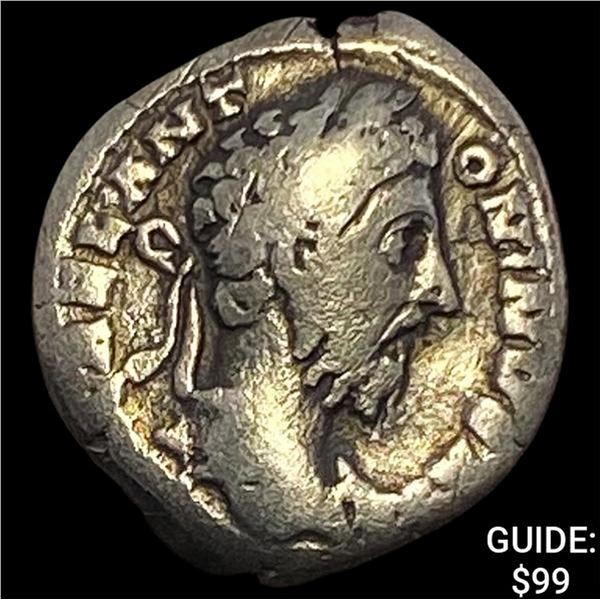 177-192 Roman Commodus Silver Denarius NEARLY UNCIRCULATED