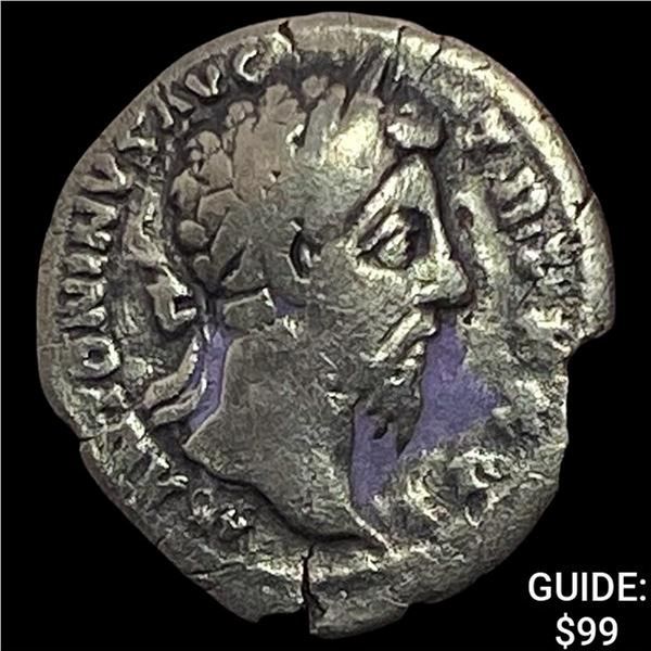 177-192 Roman Commodus Silver Denarius NEARLY UNCIRCULATED