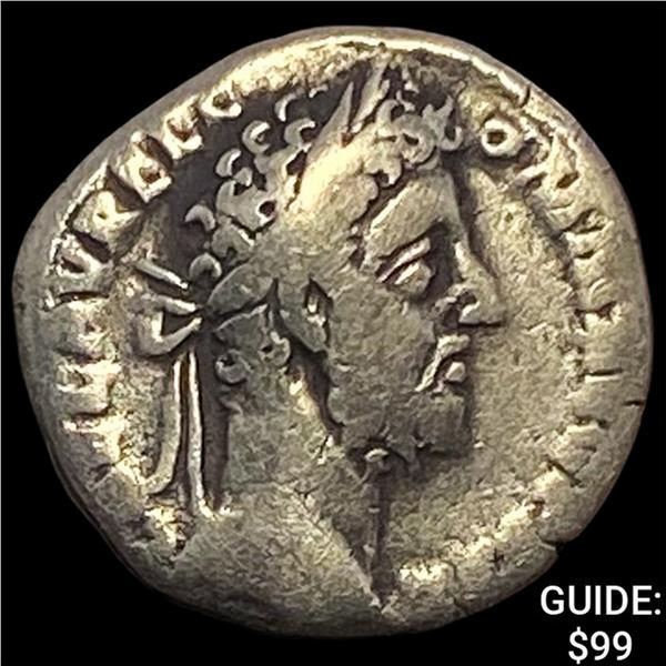 177-192 Roman Commodus Silver Denarius NEARLY UNCIRCULATED