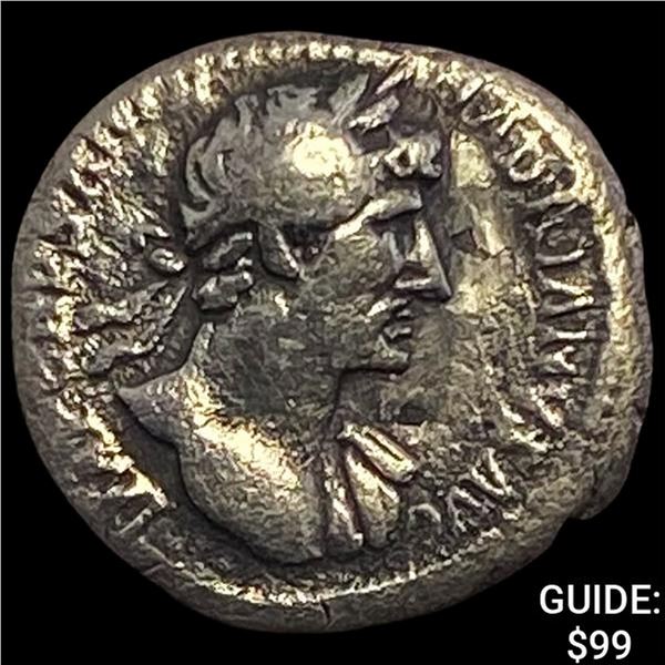 117-138 AD Roman Hadrian Silver Denarius NEARLY UNCIRCULATED