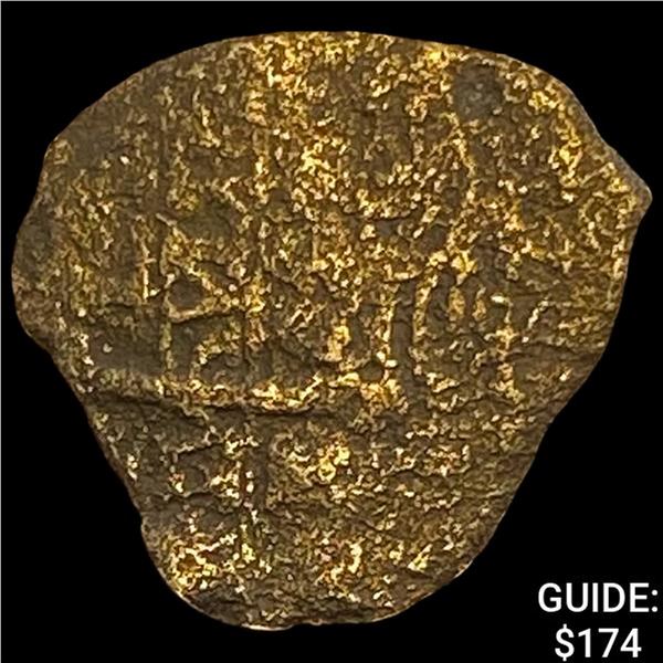 1500s-1600s Spanish Colonial SIlver Cob NEARLY UNCIRCULATED