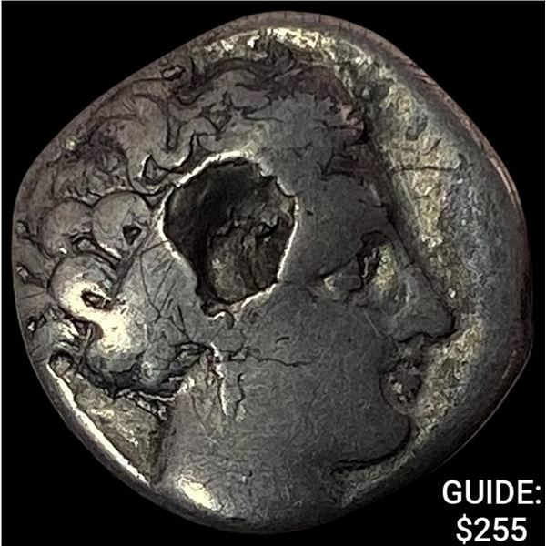 Greece Campania, Neapolis Silver Didrachm ABOUT UNCIRCULATED