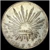 Image 2 : 1888Zs FZ Mexico Silver 8 Reales Zacatecas CLOSELY UNCIRCULATED
