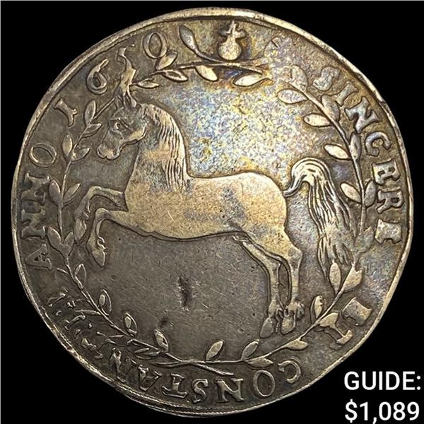 1660 LW Brunswick-Lun-Cal Silver Thaler D-6521 CLOSELY UNCIRCULATED