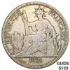 Image 1 : 1921 French Indochina 1 Piastre ABOUT UNCIRCULATED