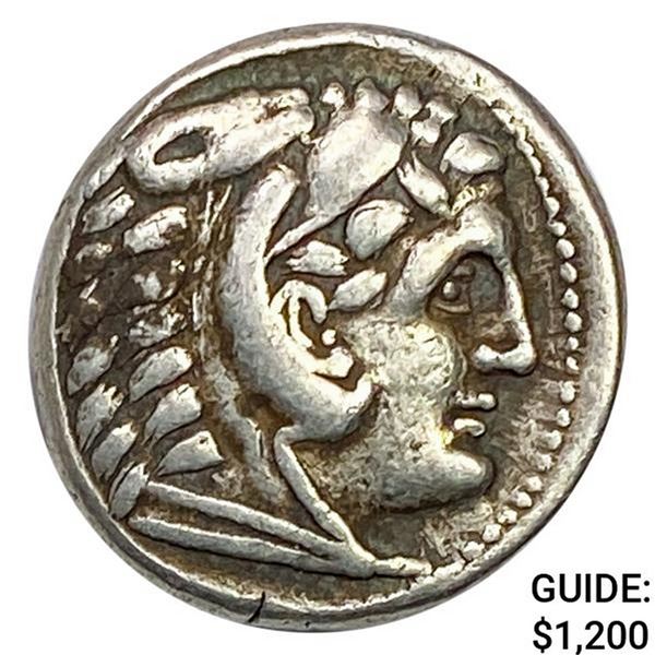 336-323BC Macedon Silver Tetradrachm Alexander III NEARLY UNCIRCULATED