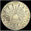 Image 2 : 1891Go RS Mexico Silver 8 Reales Cap and Rays CLOSELY UNCIRCULATED