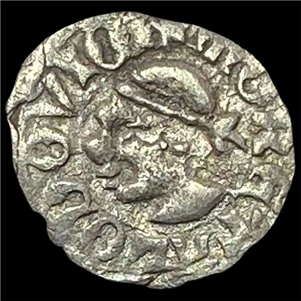 [1342-1382] Hungary Louis I Silver Denar CLOSELY UNCIRCULATED